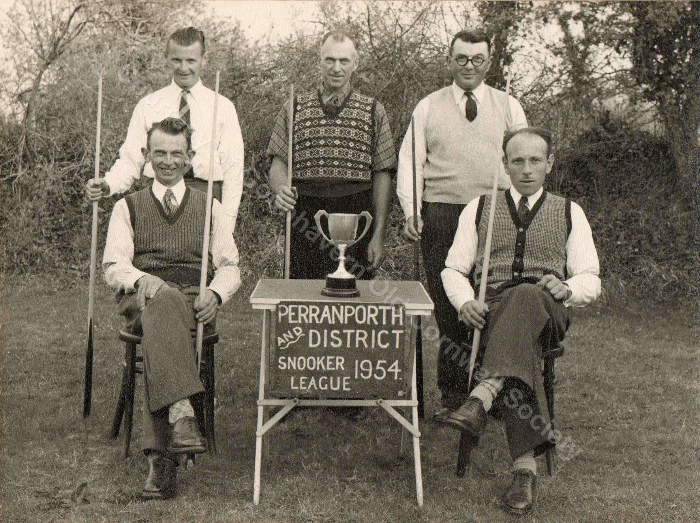 Goonhavern Snooker Team 1954