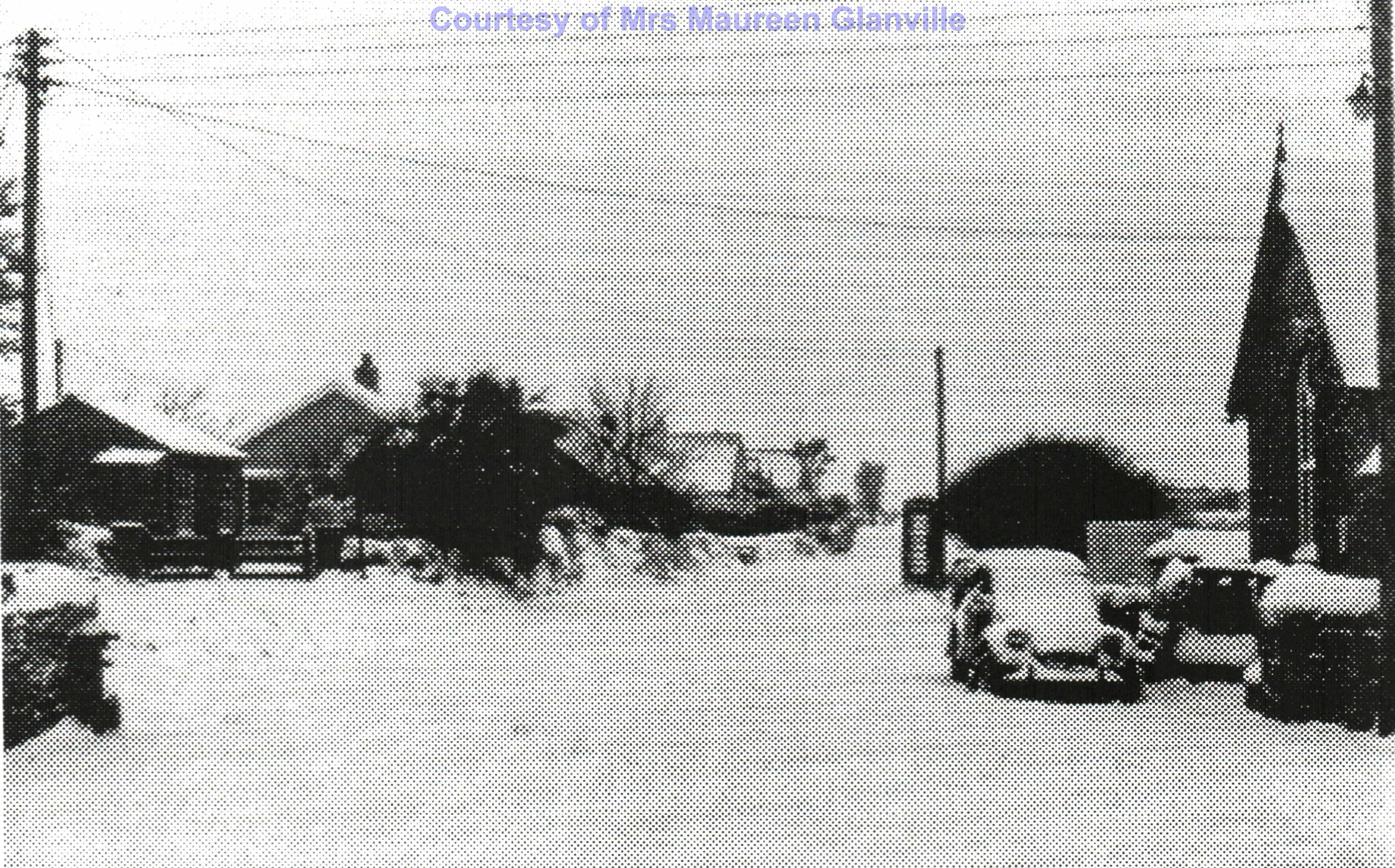 Rose Village in Snow - 1985