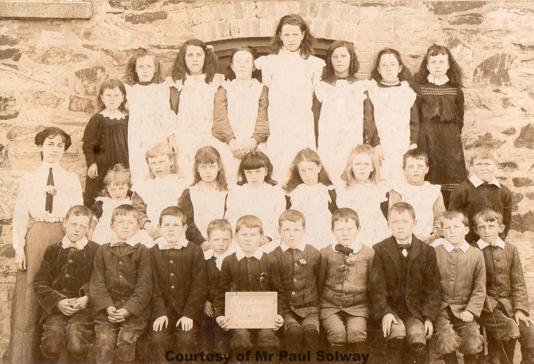 Goonhavern School Classes - Circa 1895-1901