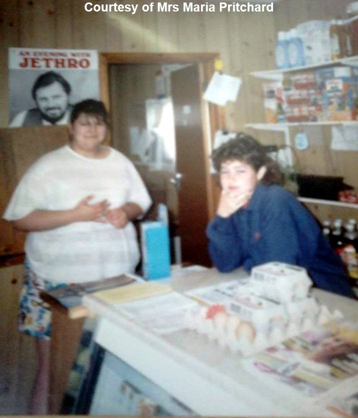 Jo Todd & Sue Hoskings @ Penrose Touring Park Shop - Circa 1988