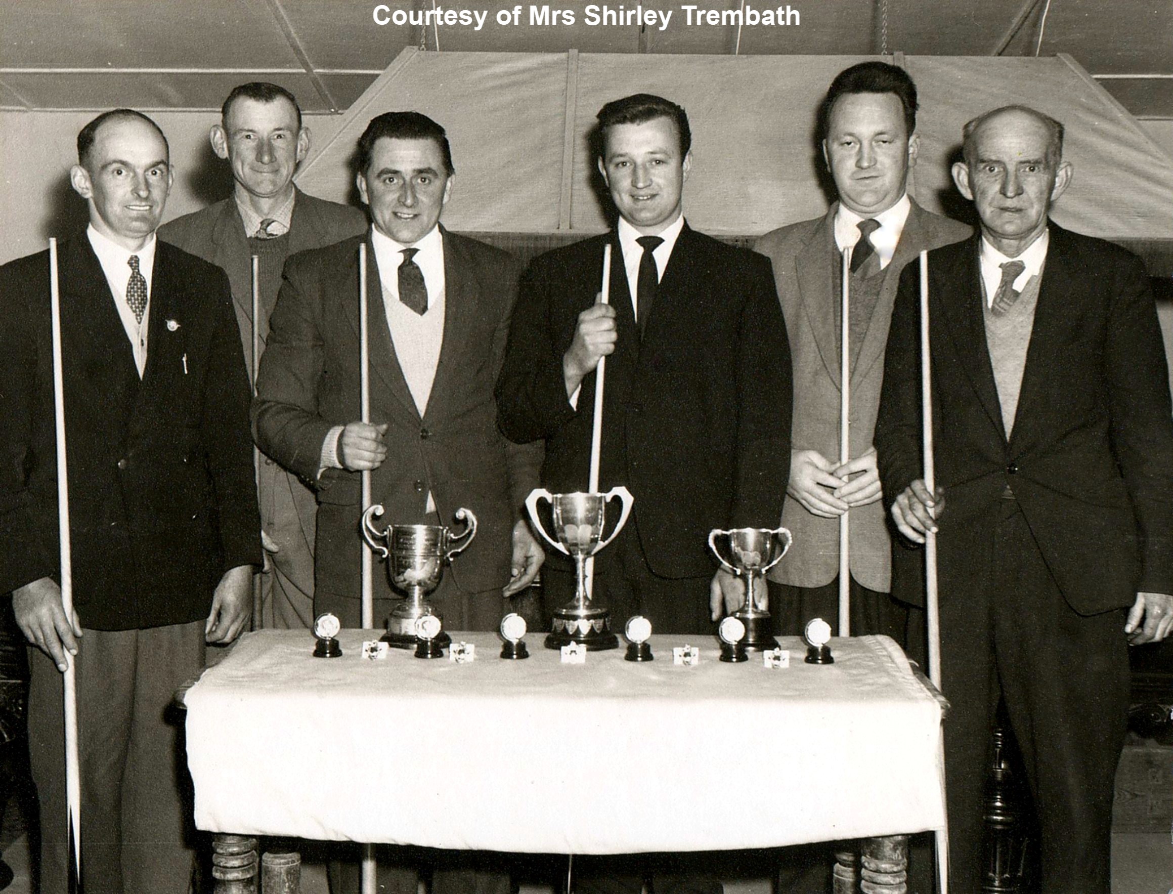 Zelah Snooker Team - Circa 1960
