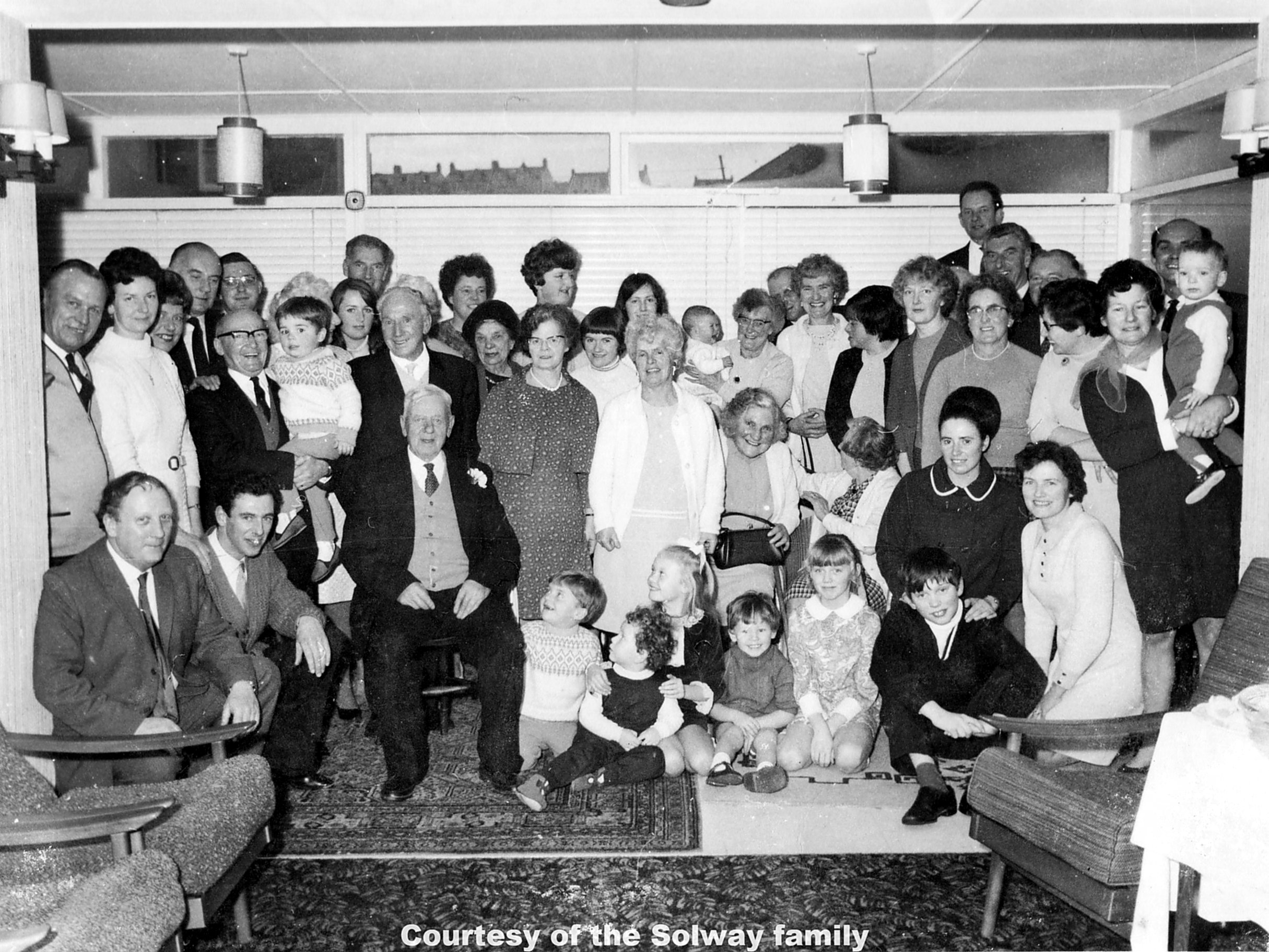 The Flamank Family 10Jan1969 50th or 60th Wedding Anv.