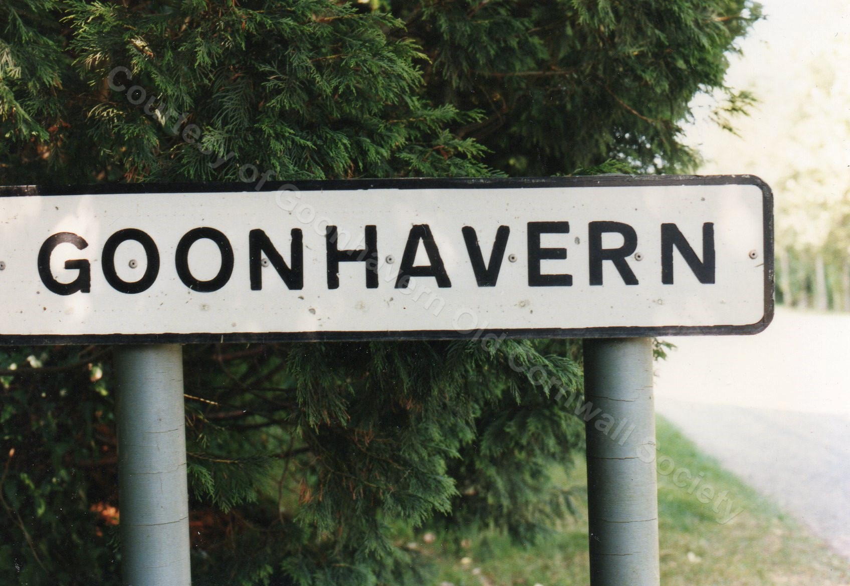 Goonhavern Sign Circa 1998