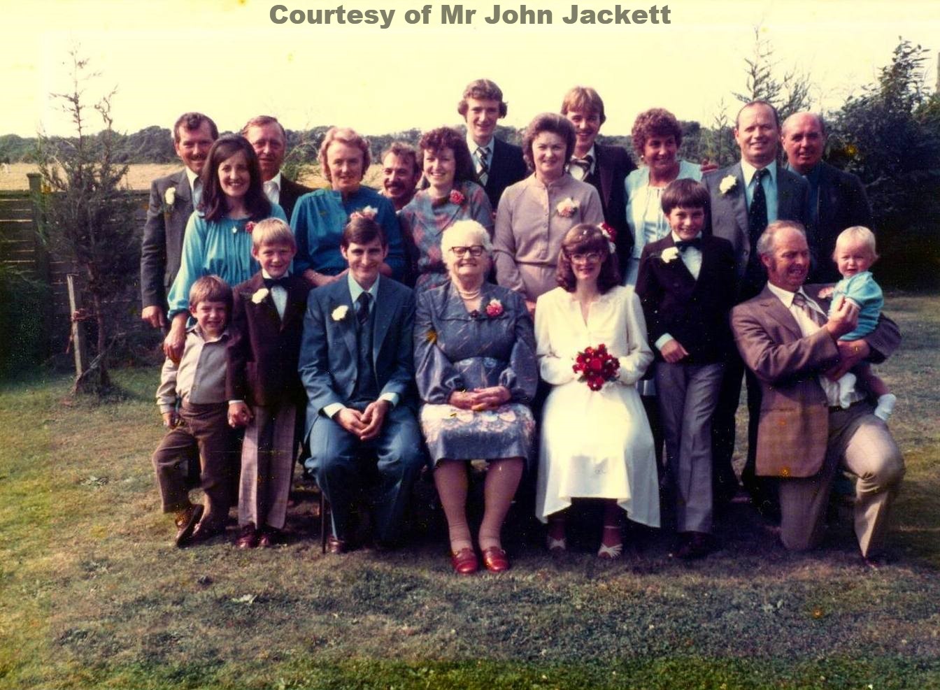The wedding of Perranwell girl Rita Eley - 1981