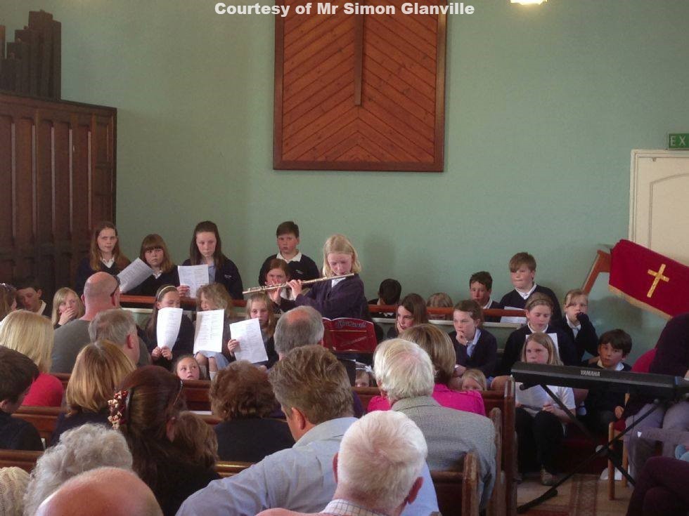 Goonhavern Primary School Choir in concert in Rose Chapel May 2013 (2)