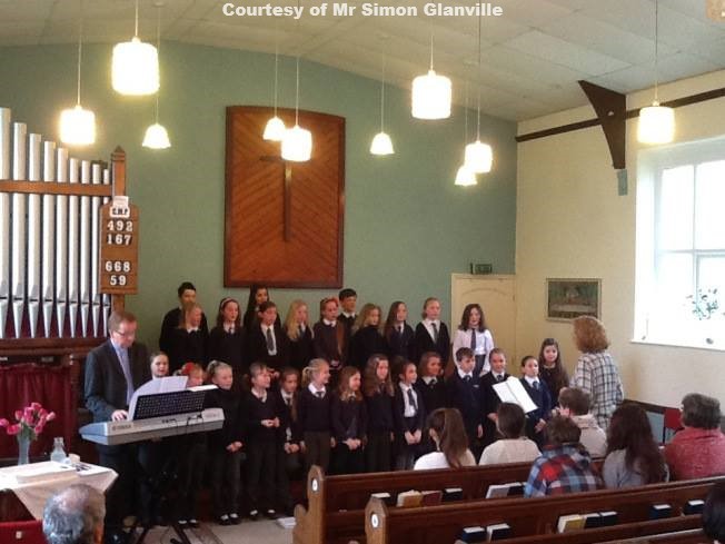 Goonhavern Primary School Choir in concert in Rose Chapel May 2013