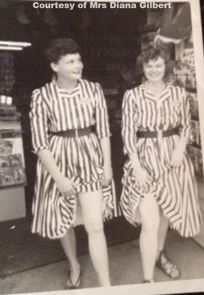 Maureen Carter & Marjorie Jackett nee Stephens - Circa 1953